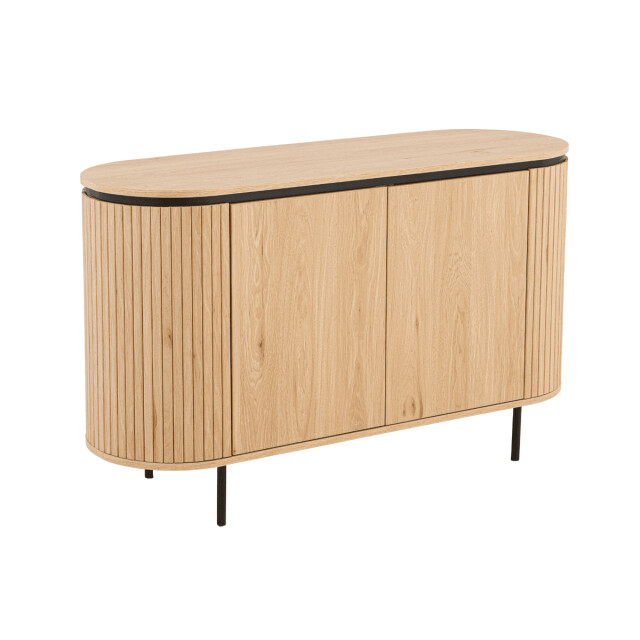 CaliCosy Dressoir met 2 deuren en zijkanten met groef l120 cm 3202267 large