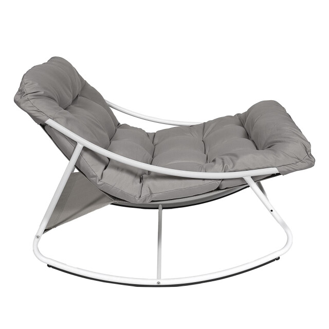 Casa di Elturo Schommel loungestoel voor buiten – wit frame & kussens 3202085 large