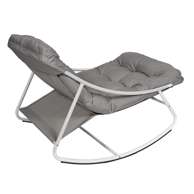 Casa di Elturo Schommel loungestoel voor buiten – wit frame & kussens 3202085 large