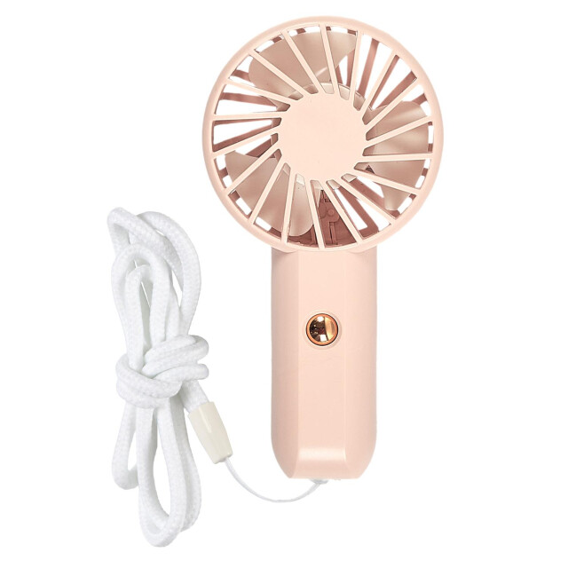Casa di Elturo Draagbare handventilator oplaadbaar via usb – met nekkoord – 3202087 large
