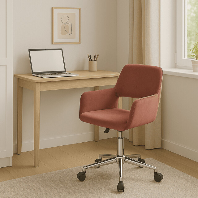 CaliCosy Verstelbare fluwelen bureaustoel ross 2936779 large