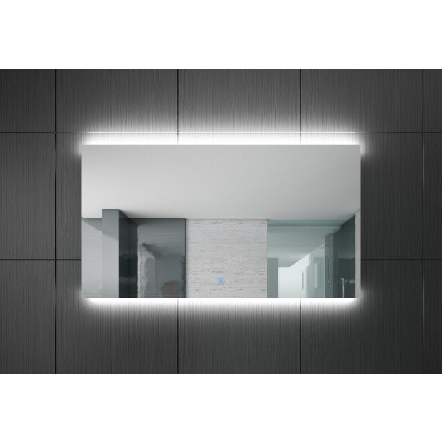 Badplaats Badkamerspiegel limon led 100 x 55 cm led verlichting badkamer 3202279 large