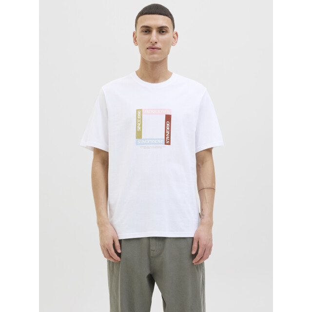 Jack & Jones Jortavira branding tee ss crew neck 12276944 large