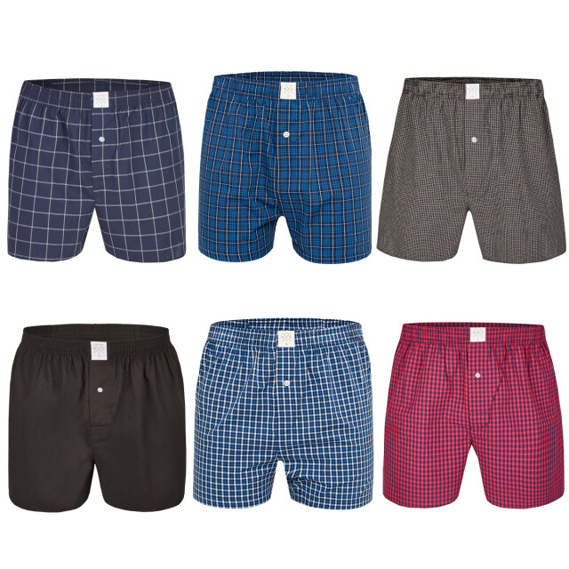 MG-1 Wijde boxershorts heren 6-pack pack d905 MG1-905 large
