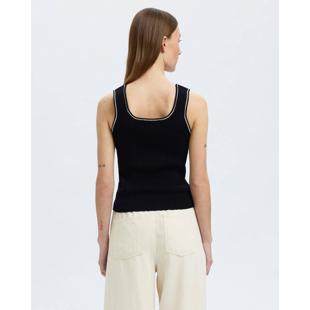 Selected Femme Top zonder mouw 16097531 kamma Selected Femme Black Top zonder mouw 16097531 KAMMA large