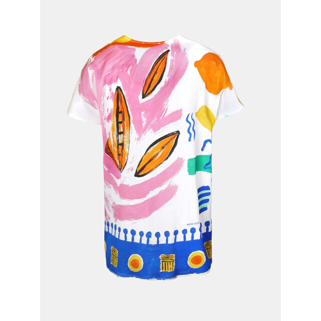 Mucho Gusto ® top vittoria kleurrijke beschilderde print MUCHO GUSTO® Top Vittoria Kleurrijke Beschilderde Print large