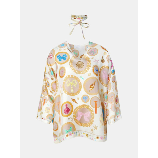 Mucho Gusto ® blouse seta ronde barokprint MUCHO GUSTO® Blouse Seta Ronde Barokprint large