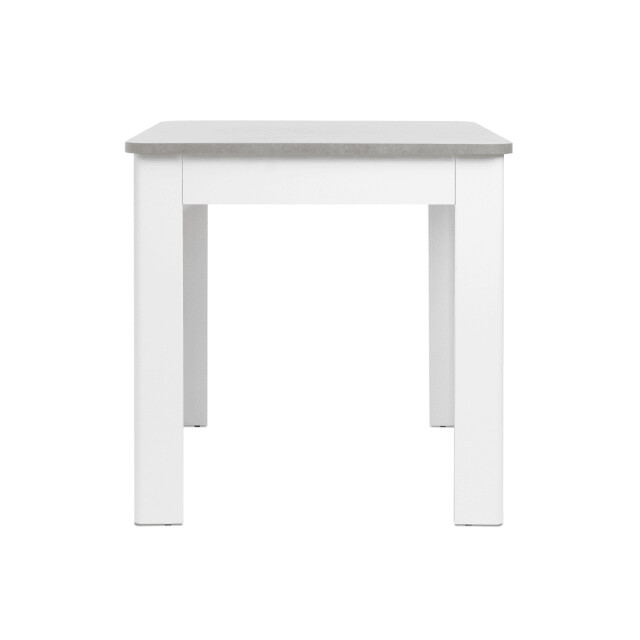 CaliCosy Eettafel met afgeronde hoeken en 1 lade zonder handgreep, 80 cm oslo 3202274 large