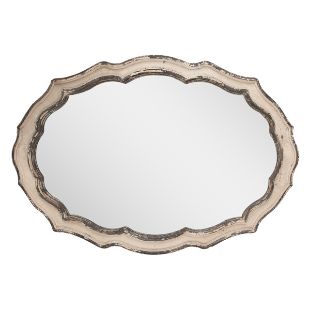 Clayre & Eef Spiegel 52x3x75 cm bruin hout glas wandspiegel 2649645 large
