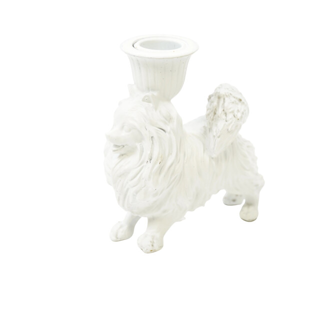 House Vitamin Candle holder pomeranian white 11,7x5,5x12cm 3202592 large