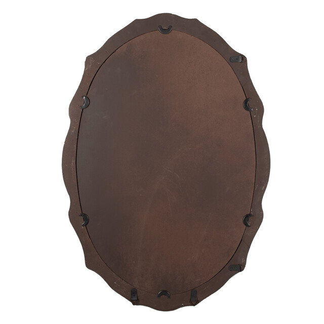 Clayre & Eef Spiegel 52x3x75 cm bruin hout glas wandspiegel 2649645 large