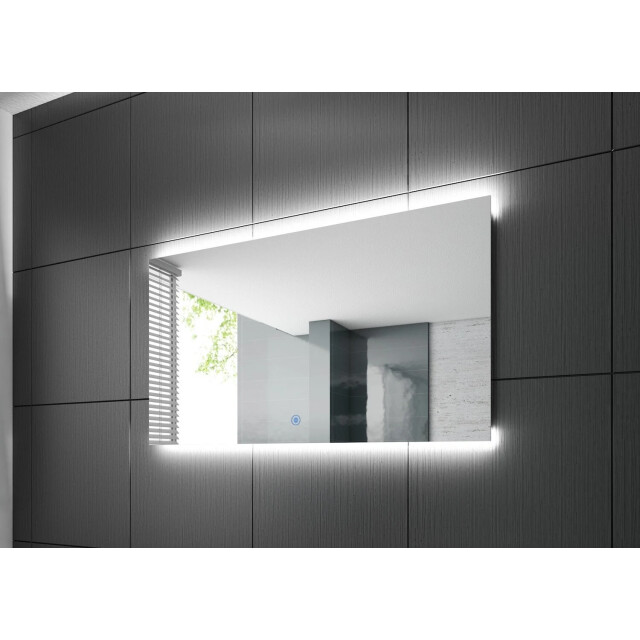 Badplaats Badkamerspiegel limon led 100 x 55 cm led verlichting badkamer 3202279 large