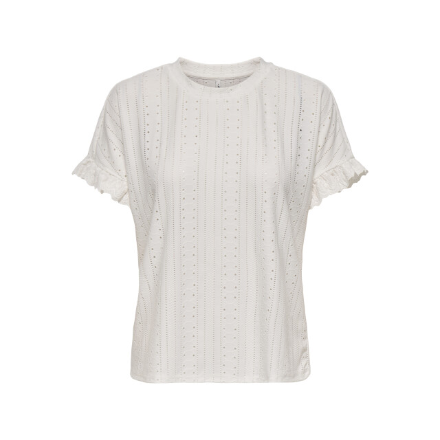Only Onlsmilla s/s frill mix top cs jrs 15353355 large