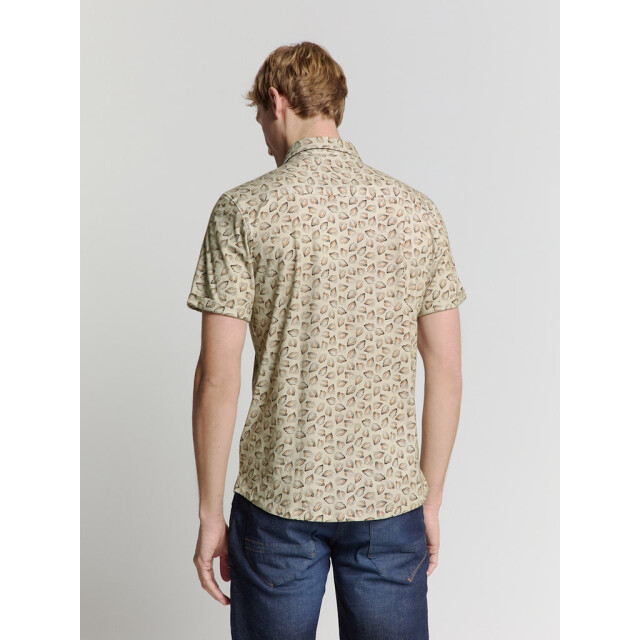 No Excess Shirt short sleeve jersey allover printed zand dessin 5319.06.0018 large