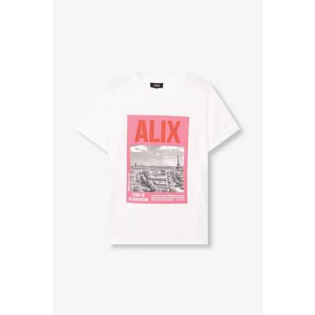 Alix The Label Foto print t-shirt off-white 4339.02.0014 large