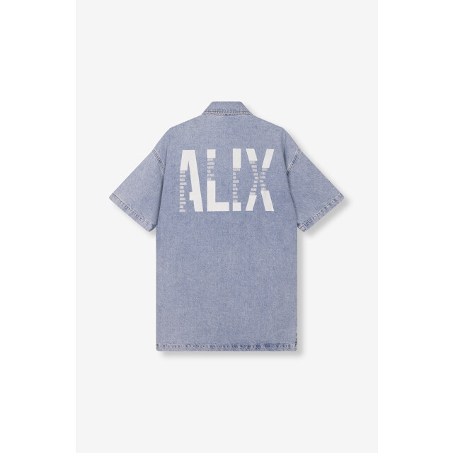 Alix The Label Flowy dress blue denim 4400.35.0003 large