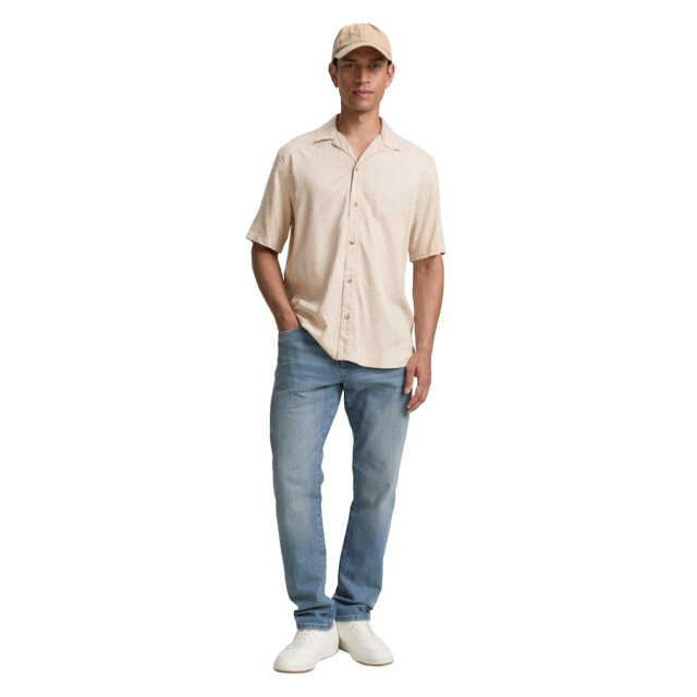 Tom Tailor Overhemd print ss ecru dessin 5319.08.0001 large