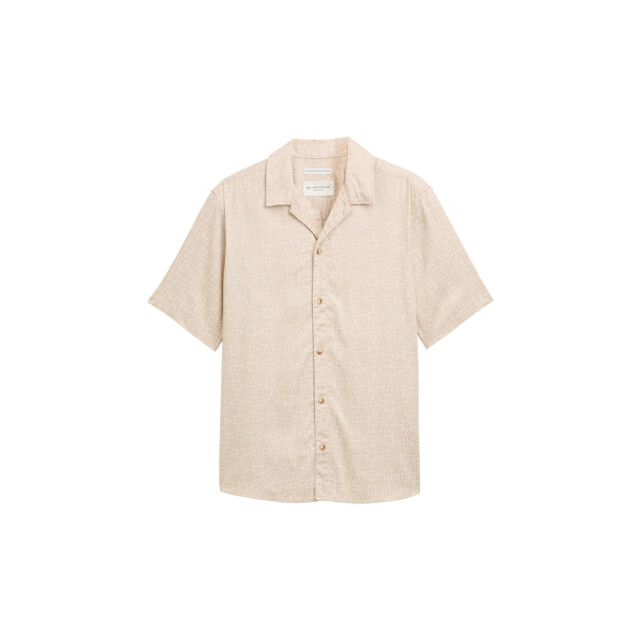 Tom Tailor Overhemd print ss ecru dessin 5319.08.0001 large