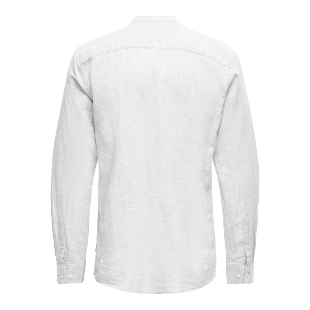 Only & Sons Onscaiden life ls solid linen mao n - 5319.01.0002 large