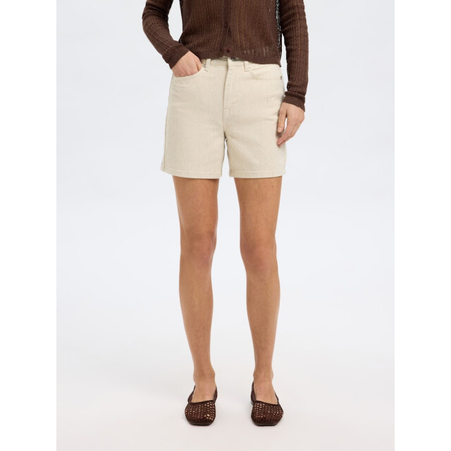 Selected Femme slfuna-krista hw denim shorts 16097716 egret 06901.198.0007 large