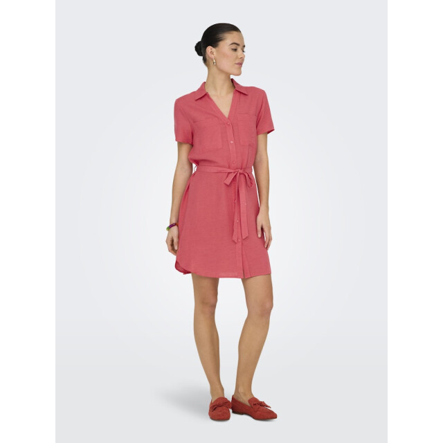 Only jdycaya linen s/s shirt dress wvn d 15346558 of sharon 06311.615.0001 large