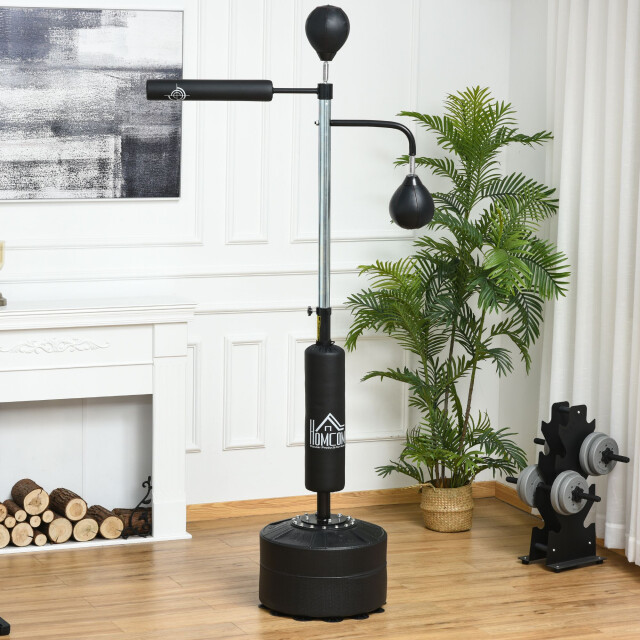 4goodz Staande bokstrainer met 2 speedballen reflexstang en zuignapvoet 160-230cm 3205199 large