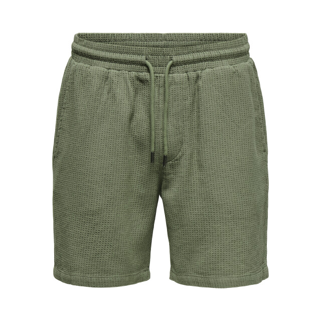 Only & Sons Onsbertil waffle shorts 22032055 large