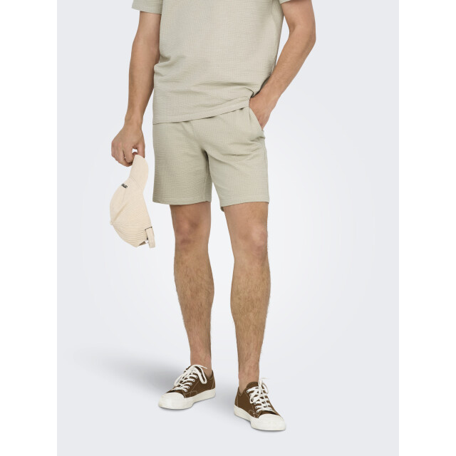 Only & Sons Onskian life reg seersucker shorts 22029752 large