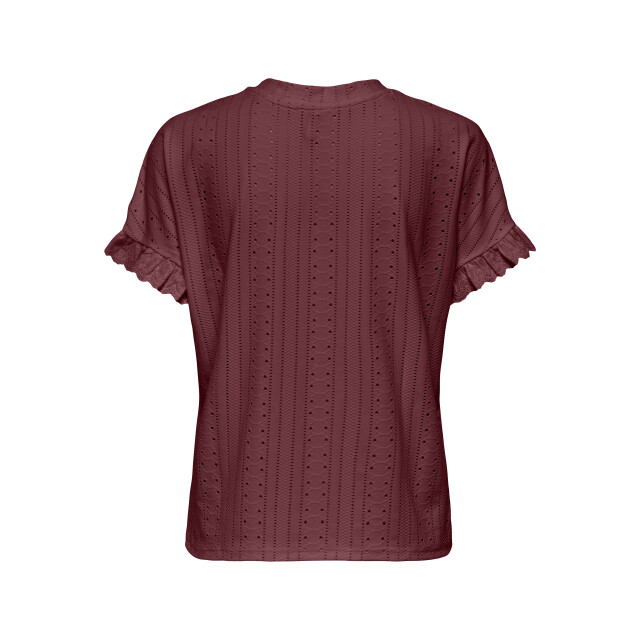 Only Onlsmilla s/s frill mix top cs jrs 15353355 large