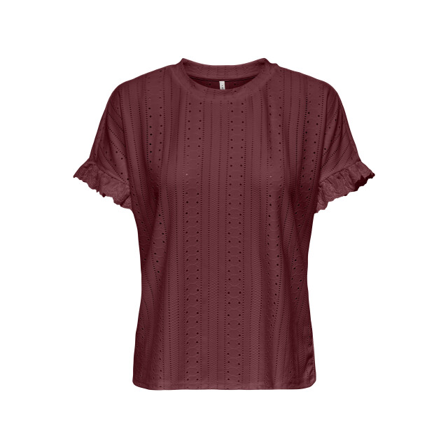 Only Onlsmilla s/s frill mix top cs jrs 15353355 large