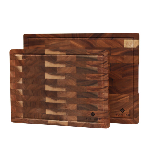 Sophior Snijplankenset van walnoot hout 3201969 large