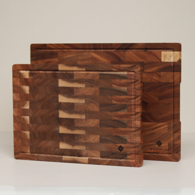 Sophior Snijplankenset van walnoot hout 3201969 large
