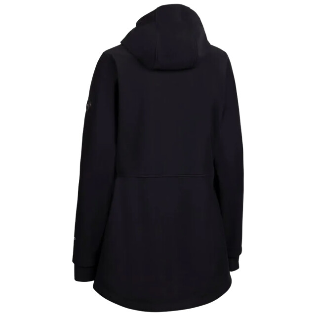 Trespass Dames priya lang zacht shell jasje UTTP7039_black large