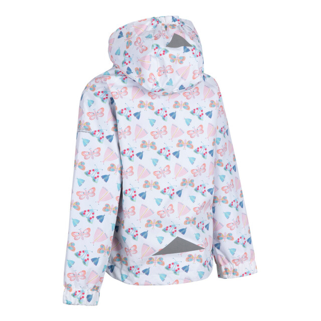 Trespass Meisjes fluttery tp50 waterdichte jas UTTP6534_white large