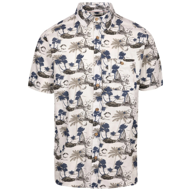 Trespass Heren frantom woven casual overhemd UTTP6937_offwhite large