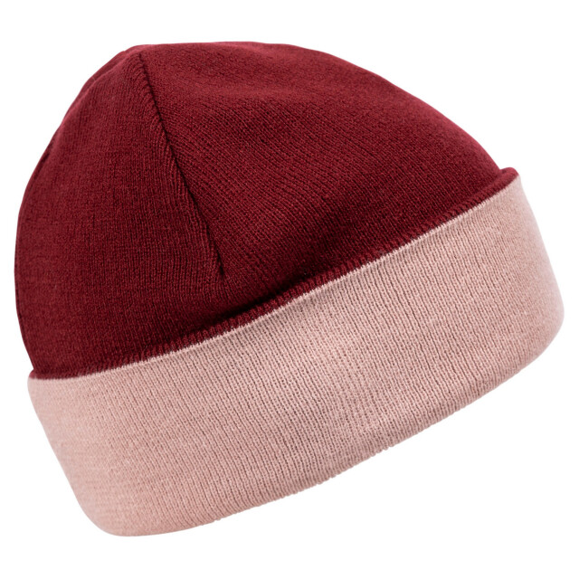 Trespass Montana gebreide omkeerbare muts voor volwassenen UTTP6103_darkcherry large