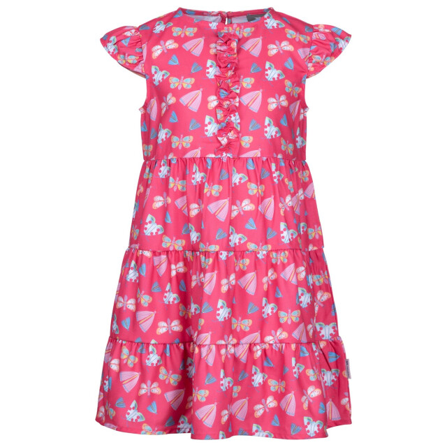 Trespass Casual jurk met subtiele vlinders voor meisjes UTTP6423_strawberry large
