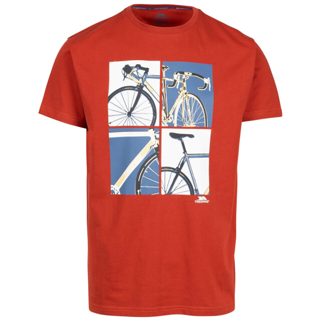 Trespass Heren chowder fiets t-shirt UTTP6612_salsa large
