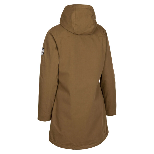 Trespass Dames risha tp50 fleece gevoerde waterdichte jas UTTP6979_darkolive large
