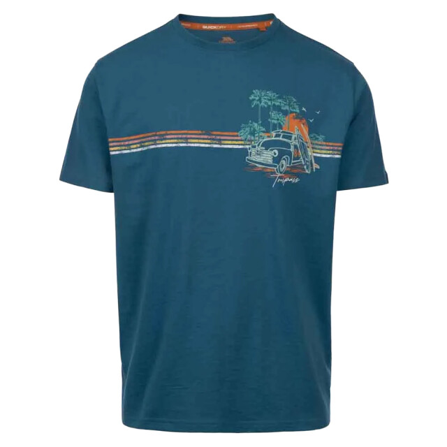 Trespass Heren zama platteland t-shirt UTTP7014_bondiblue large
