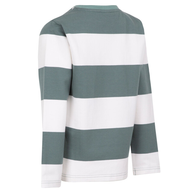 Trespass Jongens ferry gestreept t-shirt met lange mouwen UTTP5965_sprucegreen large