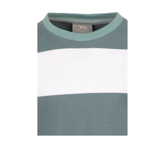 Trespass Jongens ferry gestreept t-shirt met lange mouwen UTTP5965_sprucegreen large