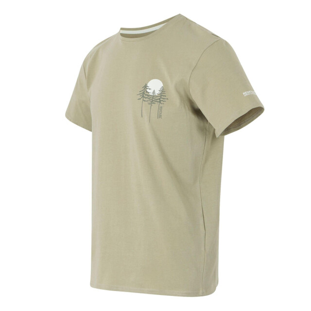 Regatta Heren breezed v dennenboom t-shirt UTRG11821_goldensand large