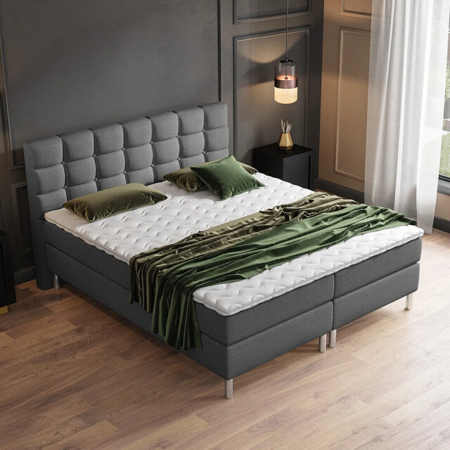 Beddenscout24 Boxspringbed helmond 180x200 inclusief cm matras en topper 3199663 large