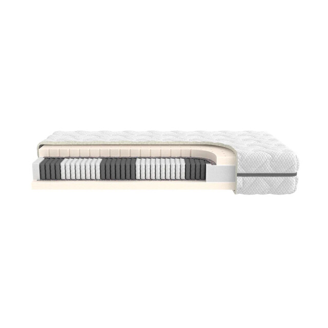 Beddenscout24 Vita lux matras 70 x 200 clima natuurlatex matras pocketvering- 23cm dik - 3199624 large