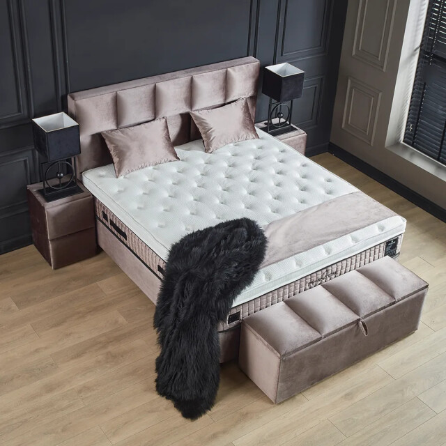Beddenscout24 Boxspring bed met opbergruimte 180x200 cm - opbergbed phantom 3199562 large