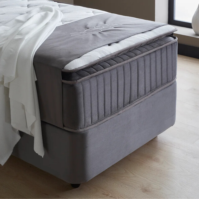 Beddenscout24 Boxspring bed met opbergruimte 90x200 cm - opbergbed nora inclusief 28 3199382 large
