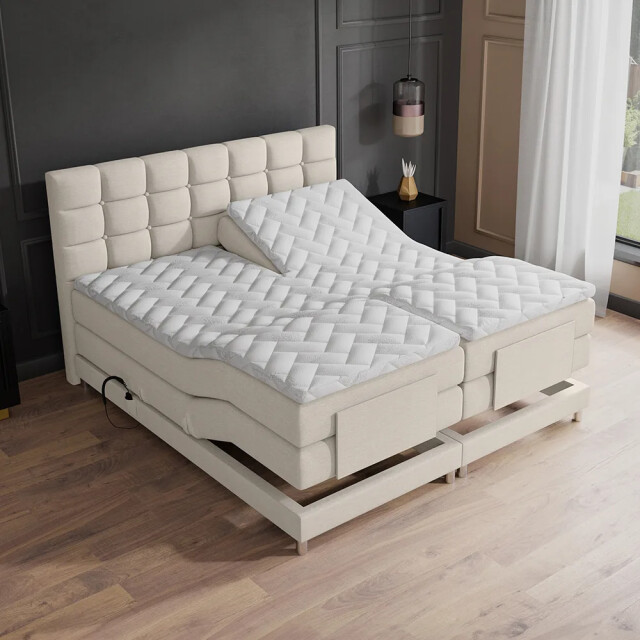 Beddenscout24 Boxspringbed elektrische dublin 160x200 inclusief cm matras en 3199662 large