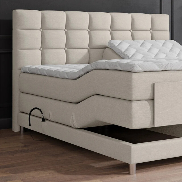 Beddenscout24 Boxspringbed elektrische dublin 160x200 inclusief cm matras en 3199662 large