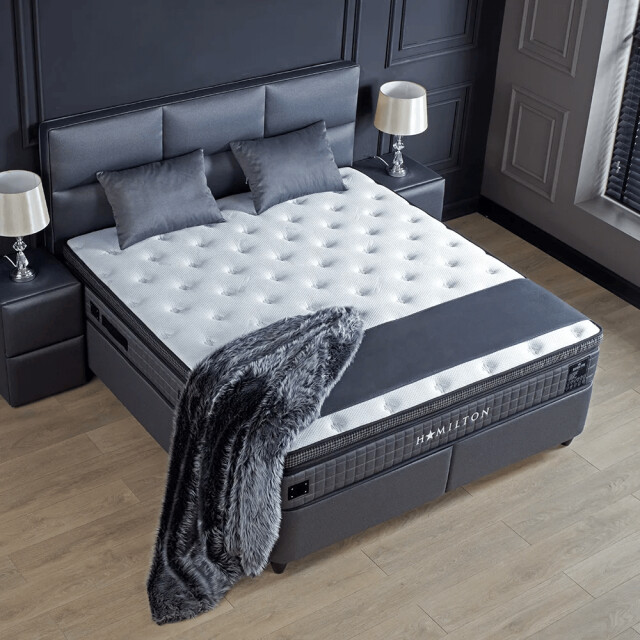 Beddenscout24 Boxspring bed met opbergruimte 140x200 cm - opbergbed hamilton 3199561 large